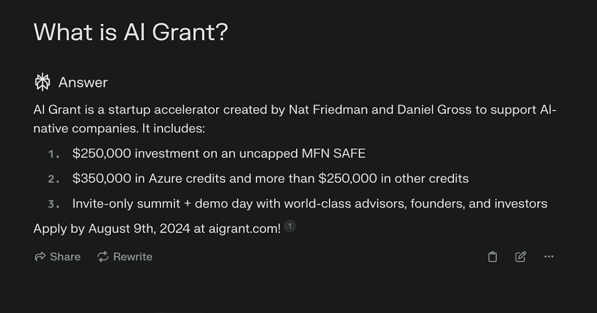 AI Grant logo